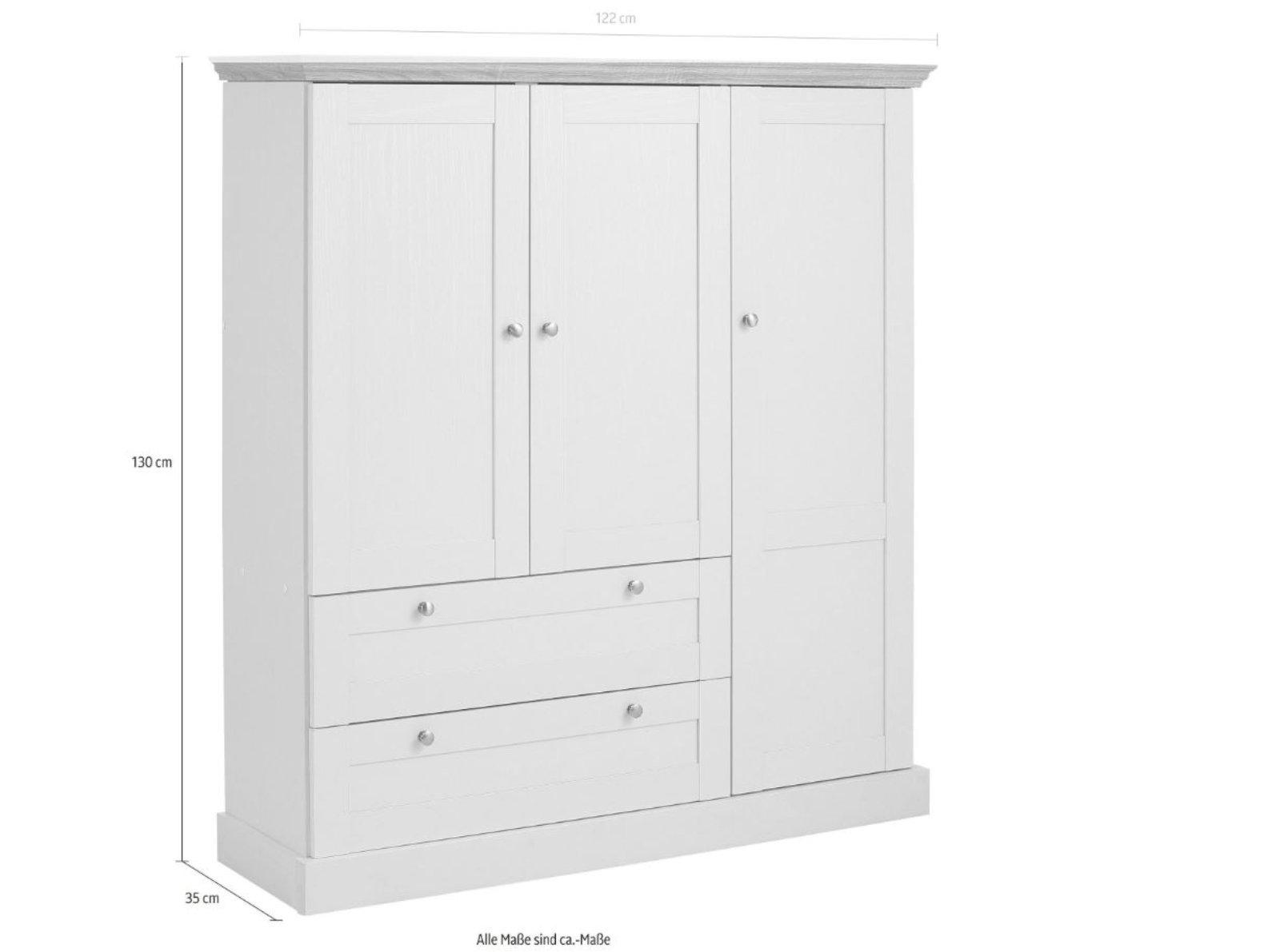 Skandinavischer Kleiderschrank mit 3 Türen - Bild 2