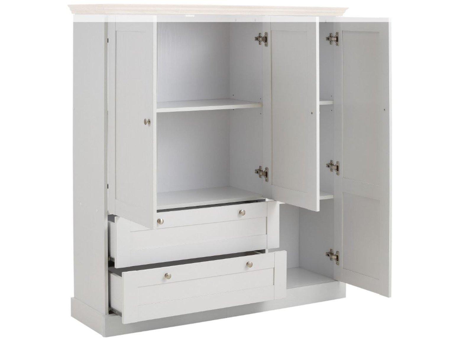 Skandinavischer Kleiderschrank mit 3 Türen - Bild 3