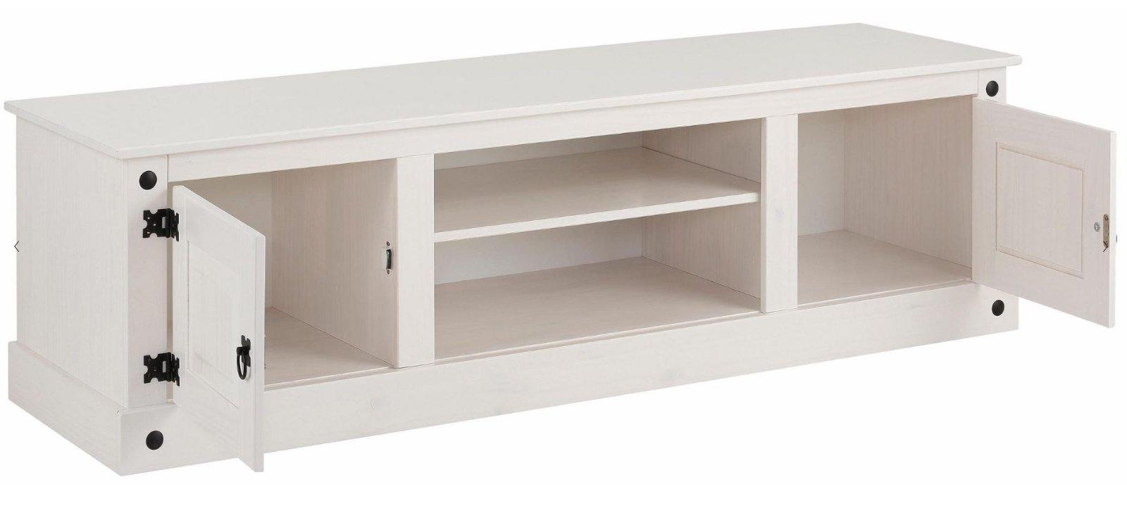 Massivholz Lowboard mit 2 Türen, 160 cm - Bild 4