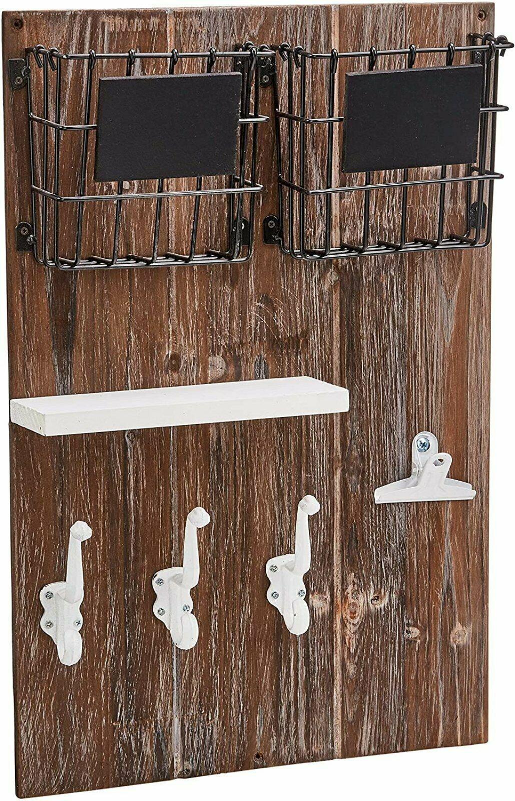 Vintage Garderobenhaken mit Memoboard