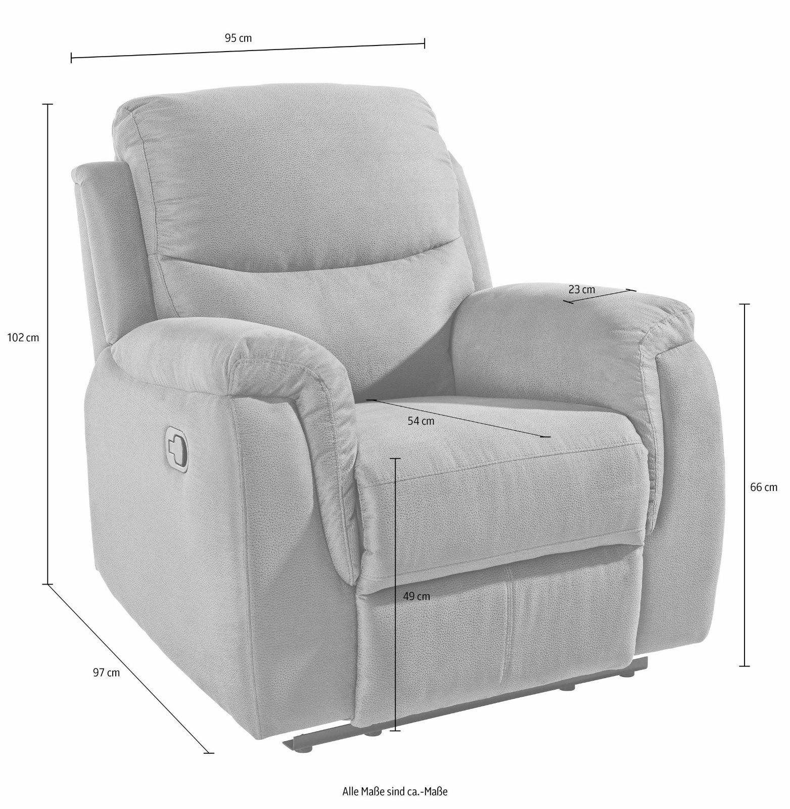 Luxus 2-Sitzer Sofa mit Relaxfunktion - Bild 10