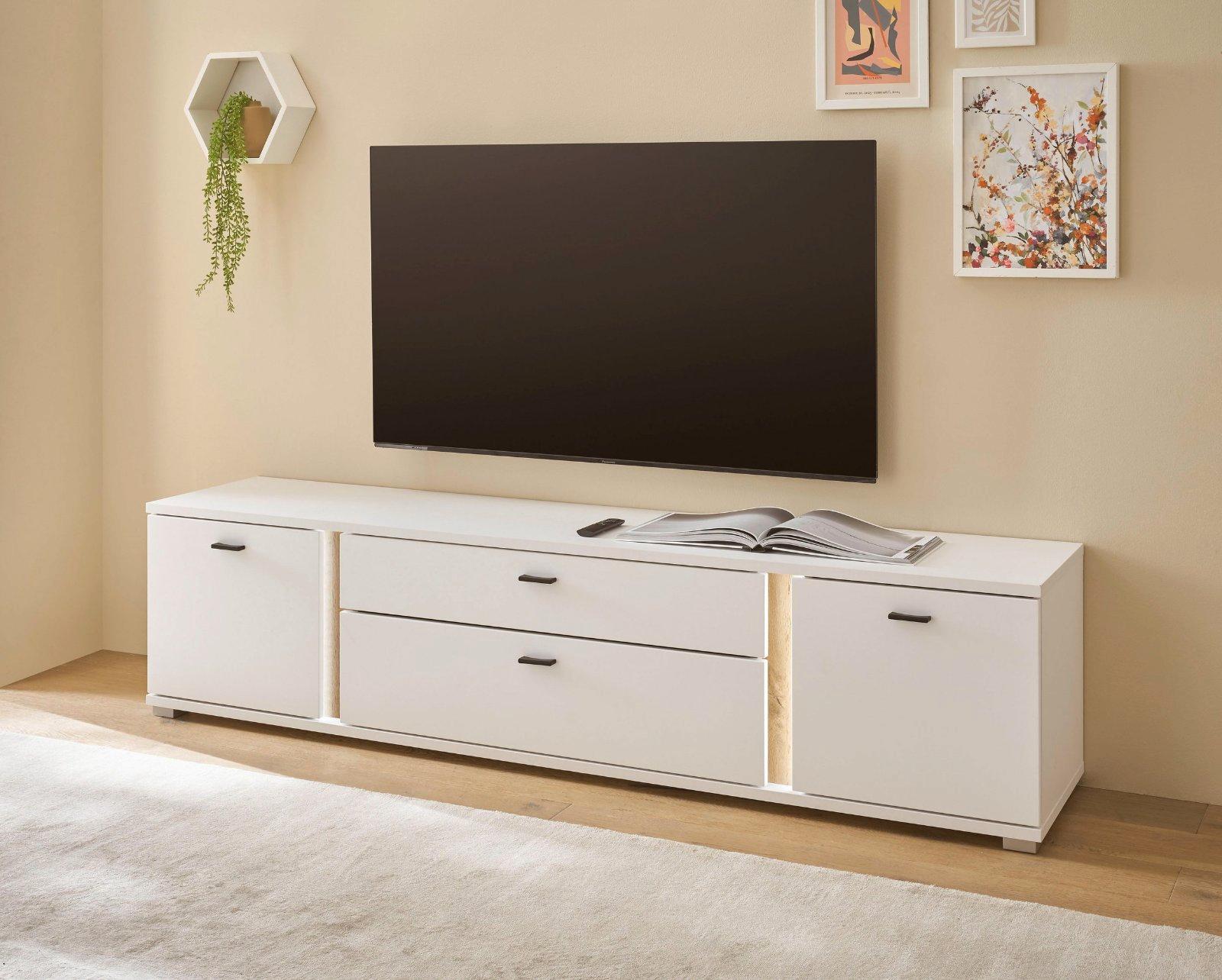 TV-Schrank-Lowboard mit LED-Beleuchtung 200 cm - Bild 2