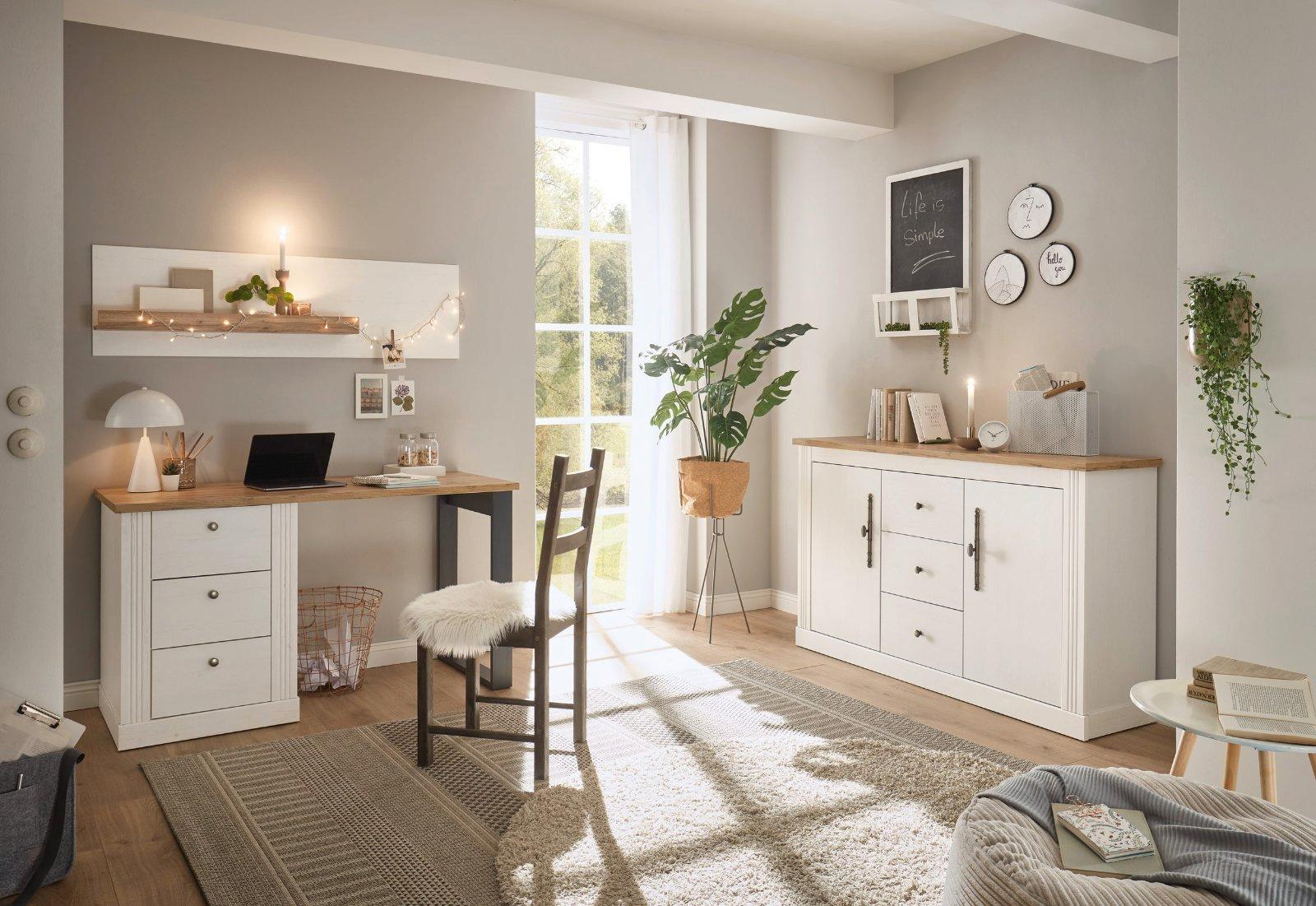 Schreibtisch im Landhausstil, 138 cm - Bild 2