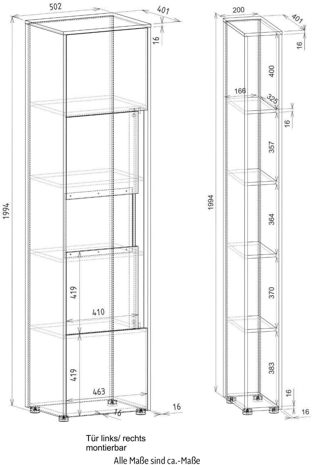 Modernes Büromöbel-Set in Weiß - Bild 5