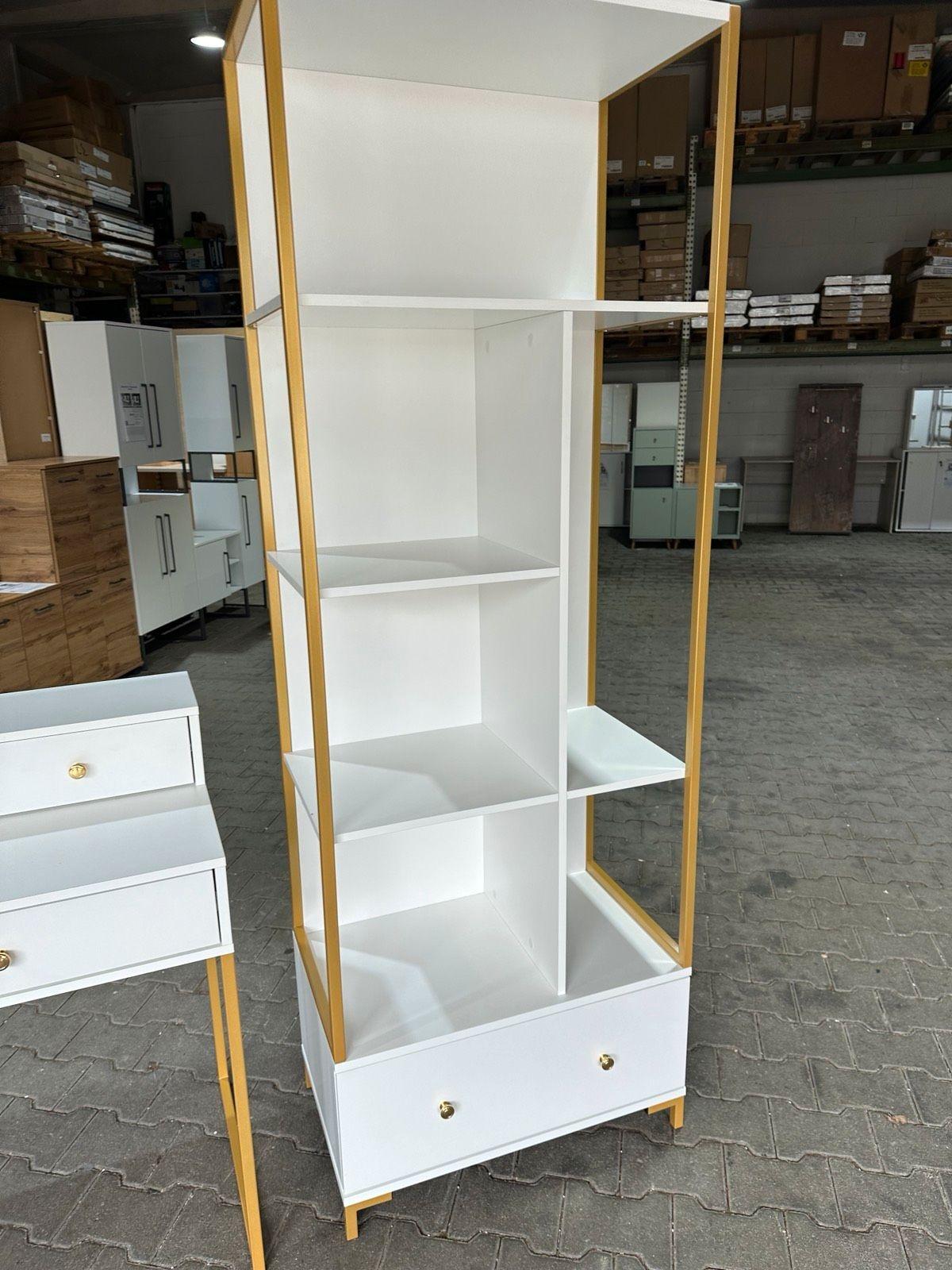 Modernes Schreibtisch-Set mit Bücherregal - Bild 7