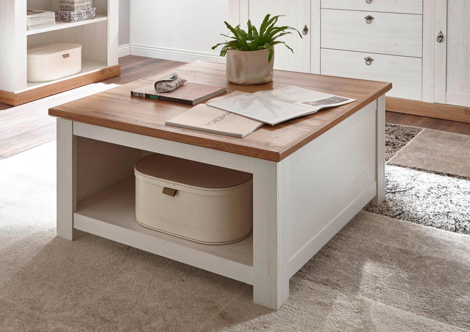Moderner Couchtisch mit Stauraum 95 cm - Bild 2