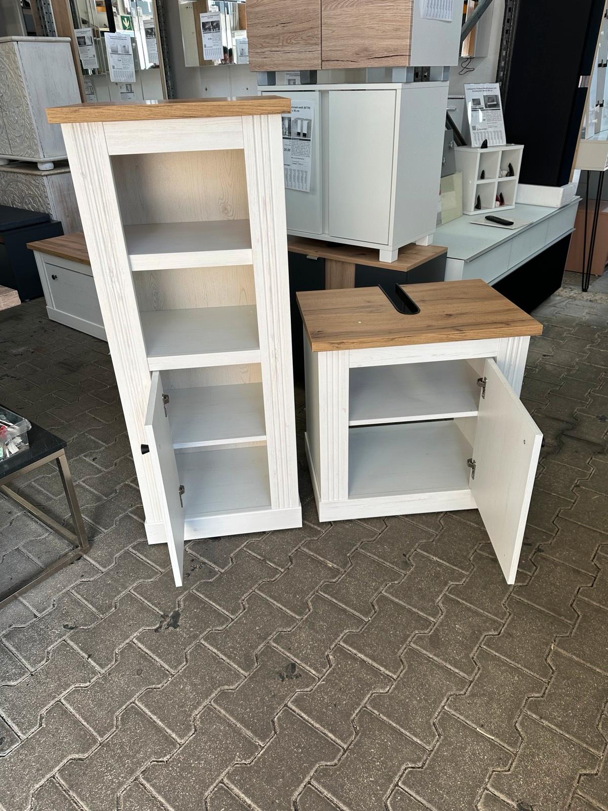 Bad Möbel Set: Waschbeckenunterschrank & Midischrank - Bild 3