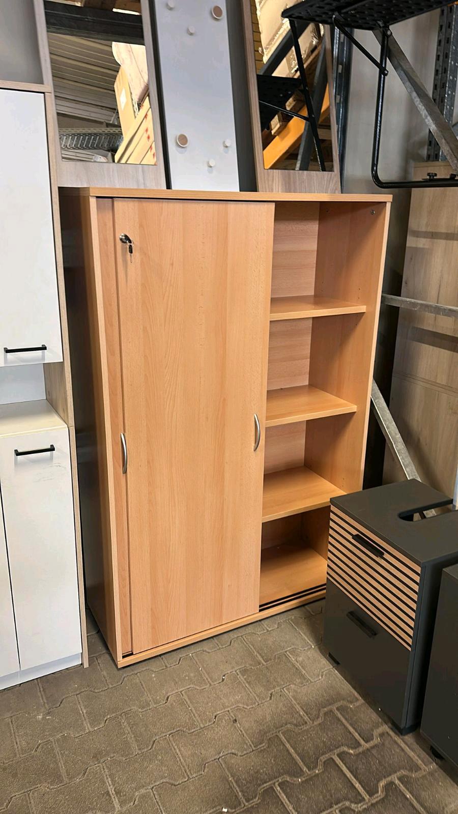 Schiebetürenschrank in Buche - 100x39,5x153 cm - Bild 2