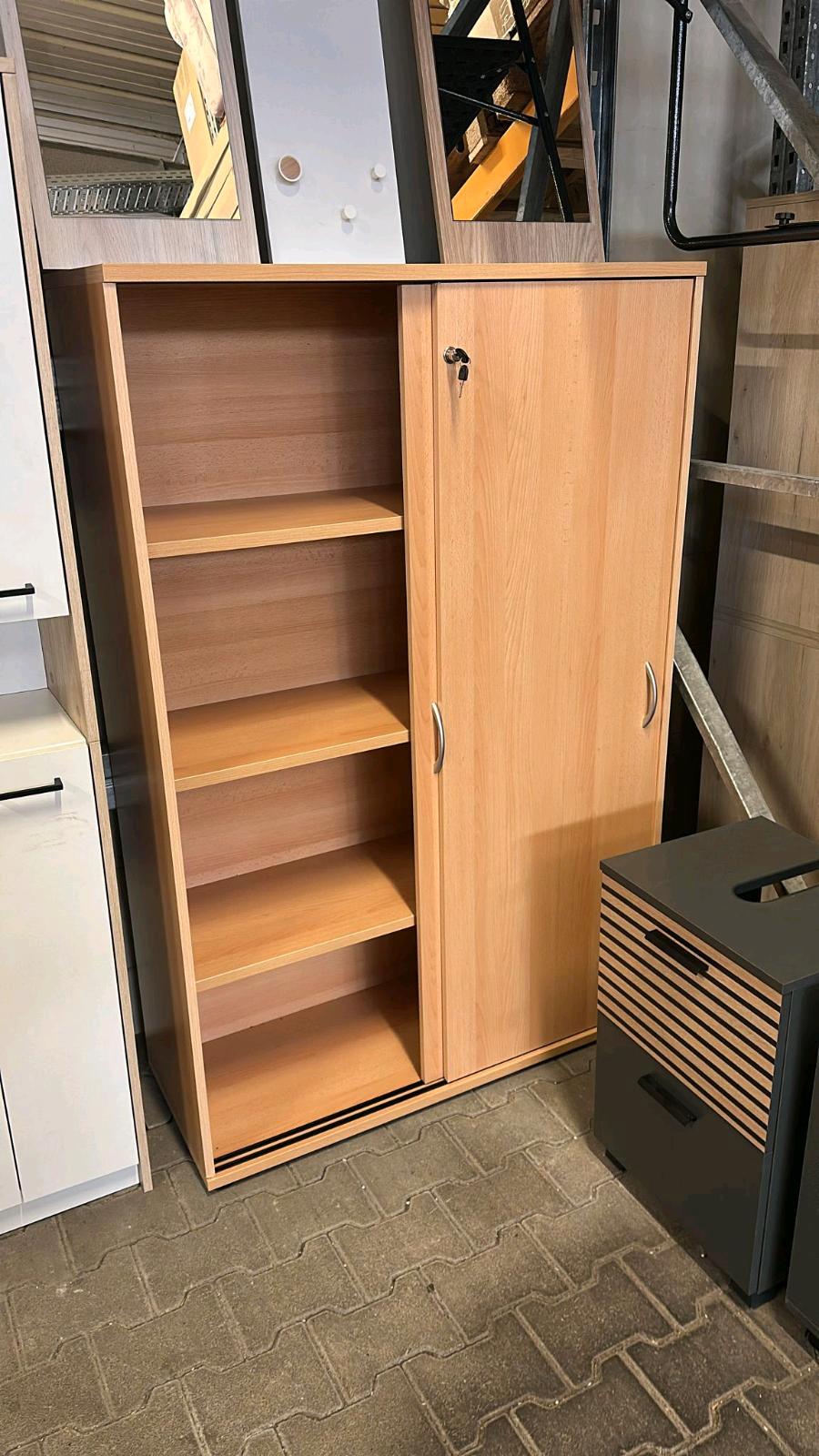Schiebetürenschrank in Buche - 100x39,5x153 cm - Bild 3