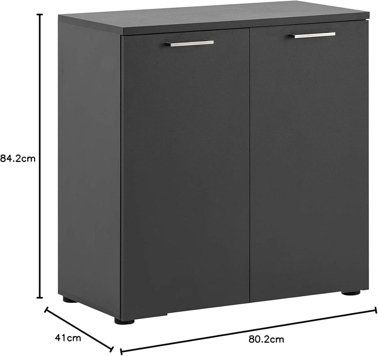 Stylischer Aktenschrank in Anthrazit - Bild 2