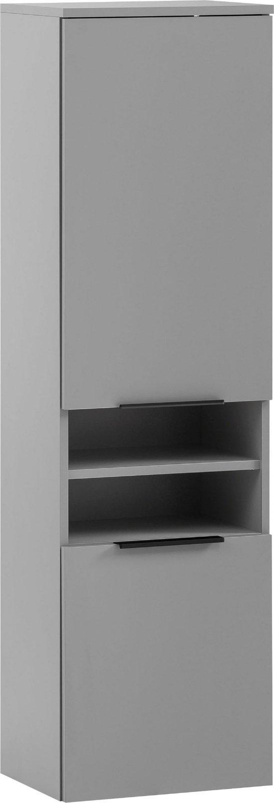 Hochschrank in Platingrau mit Softclose