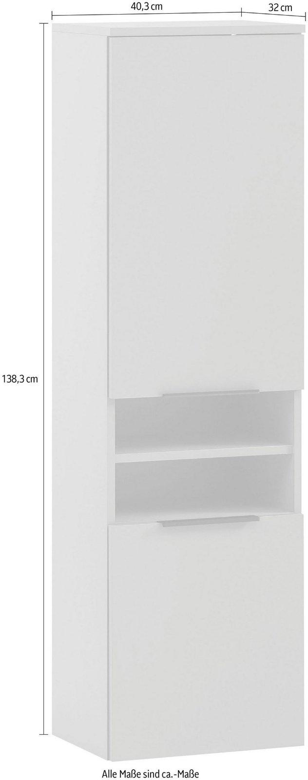 Hochschrank in Platingrau mit Softclose - Bild 4