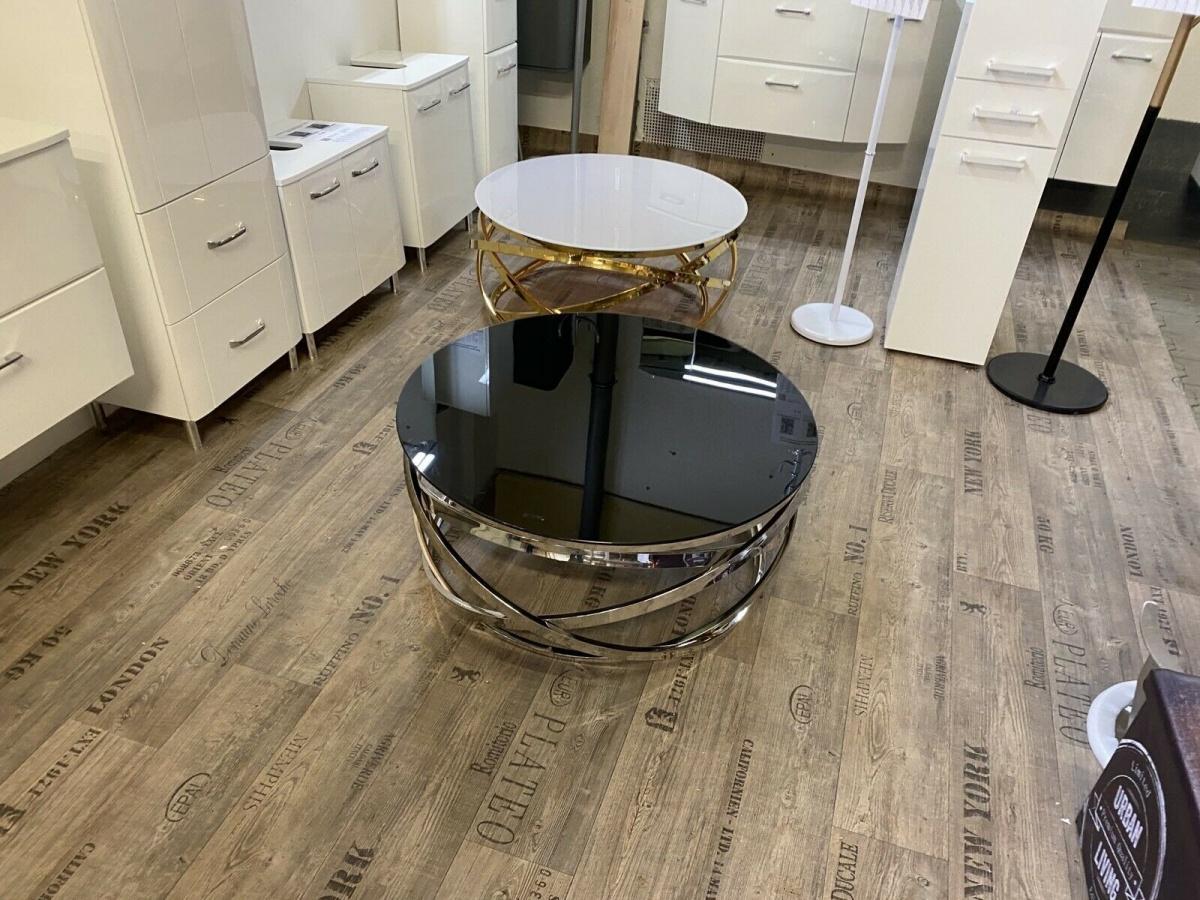 Runder Couchtisch Ø 90 cm aus Glas - Bild 3