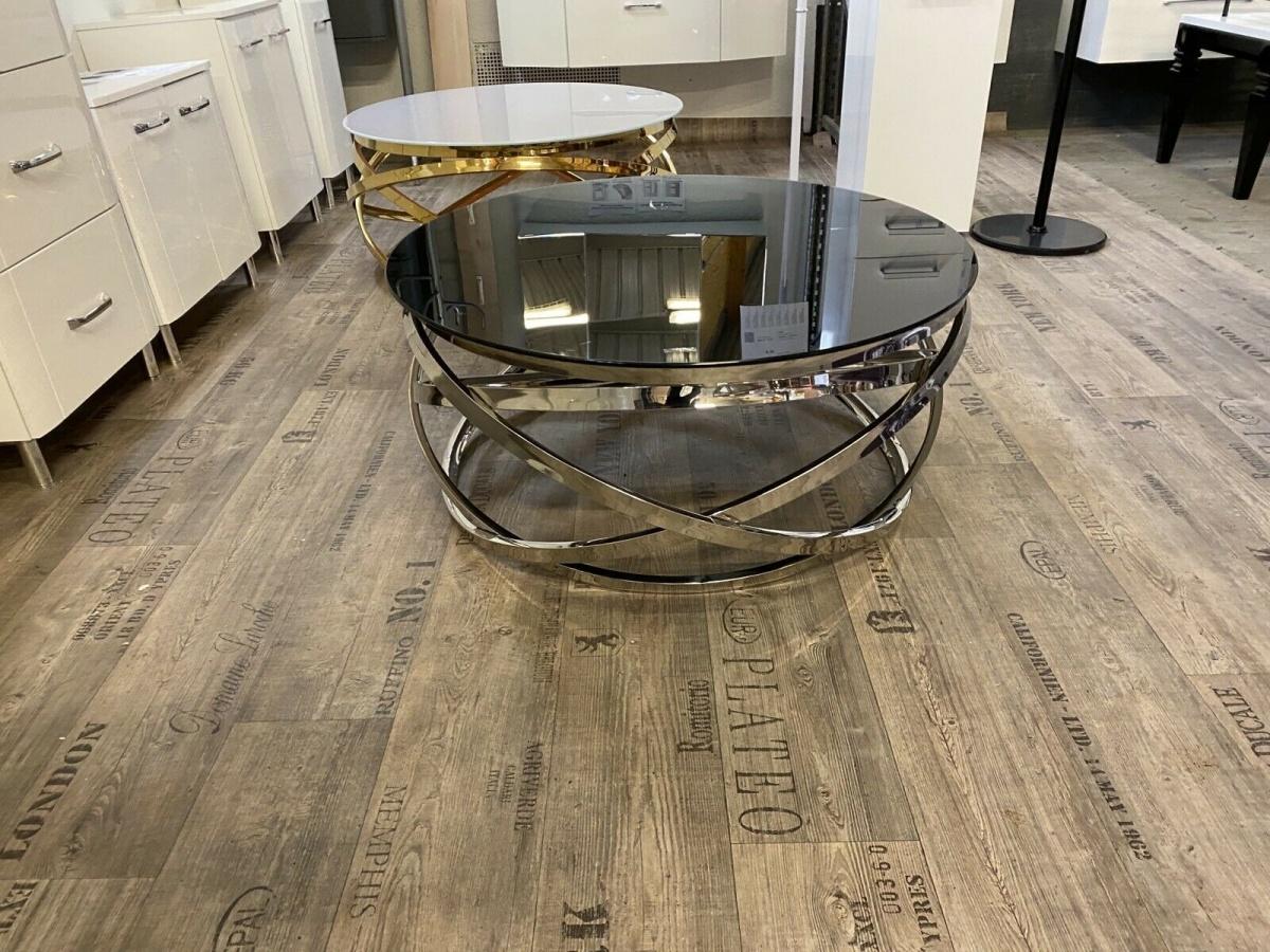 Runder Couchtisch Ø 90 cm aus Glas - Bild 5