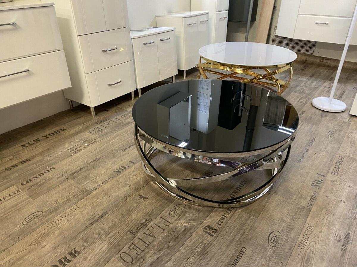 Runder Couchtisch Ø 90 cm aus Glas - Bild 6