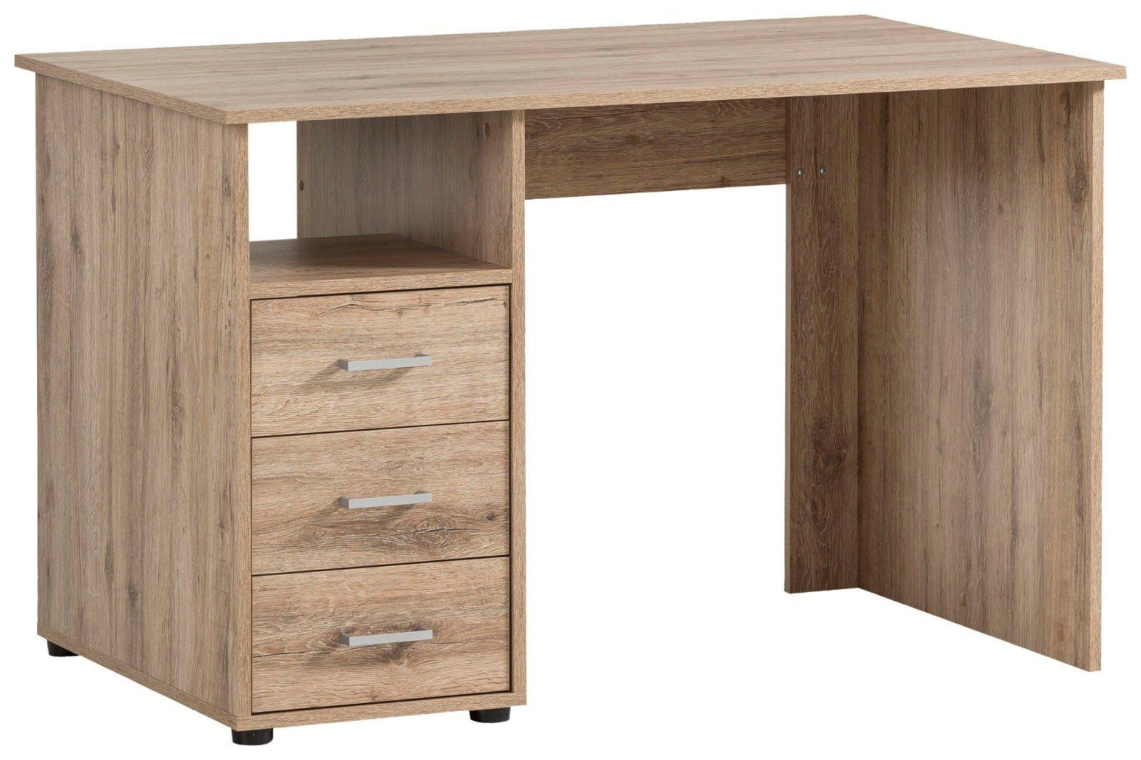 Schreibtisch aus Wildeiche mit Stauraum - Bild 2