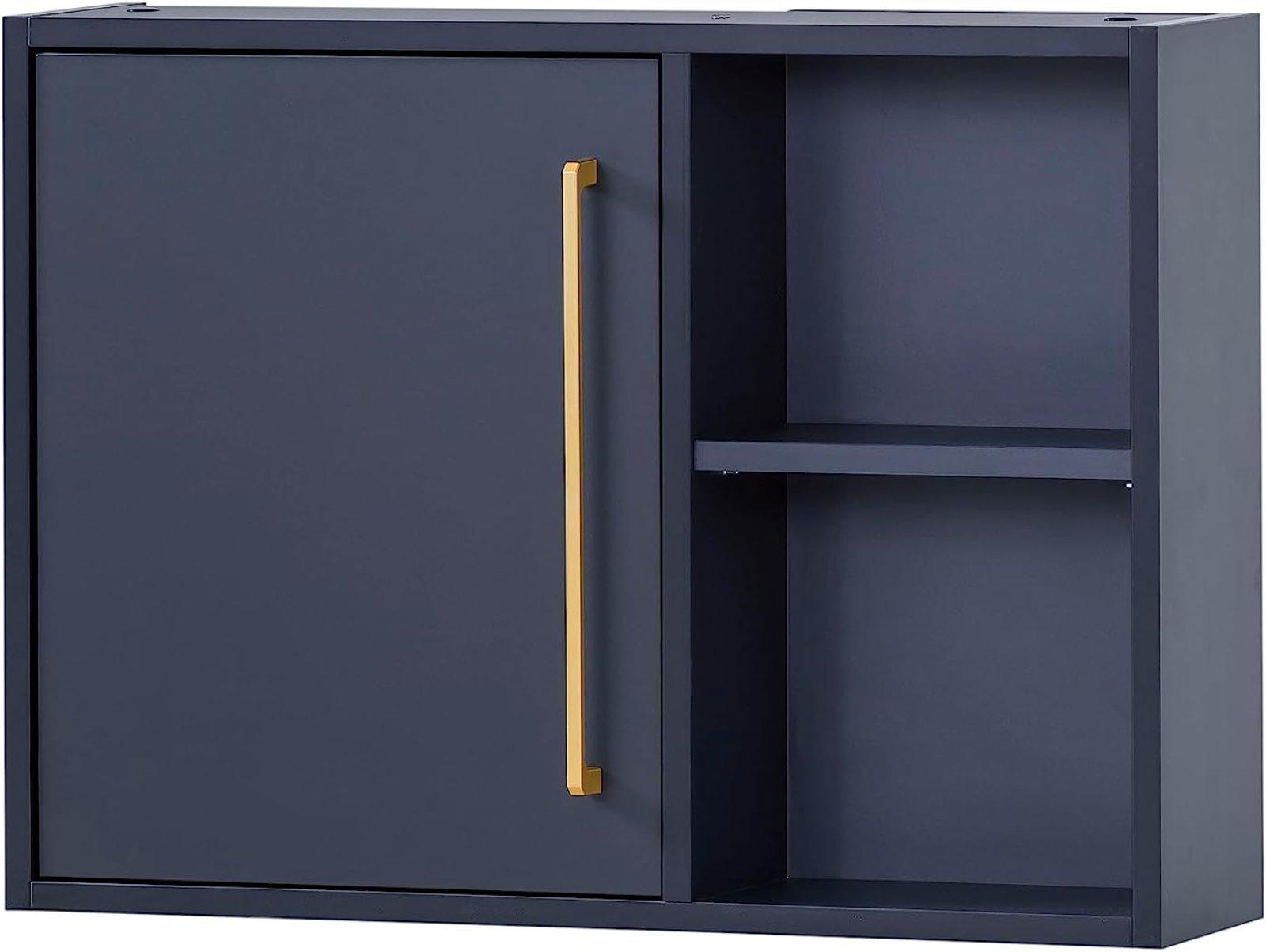 Hängeschrank Nachtblau/Gold 66,8 x 16 x 48,4 cm - Bild 4