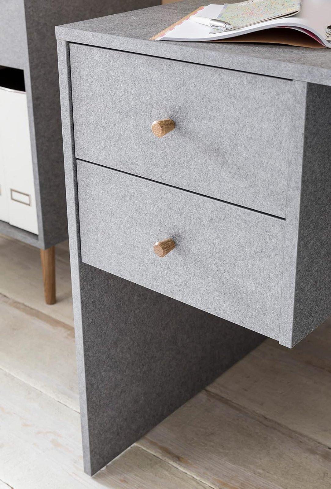 Schreibtisch mit 2 Schubkästen - 117 x 67 cm - Bild 6