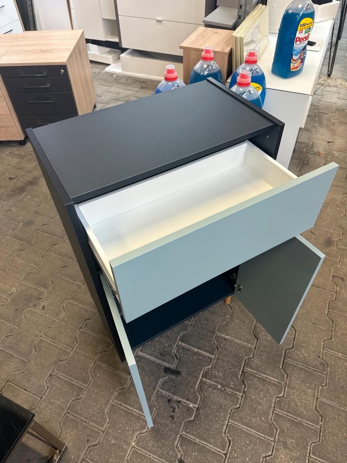 Unterschrank Nachtblau mit Schubkasten - Bild 4