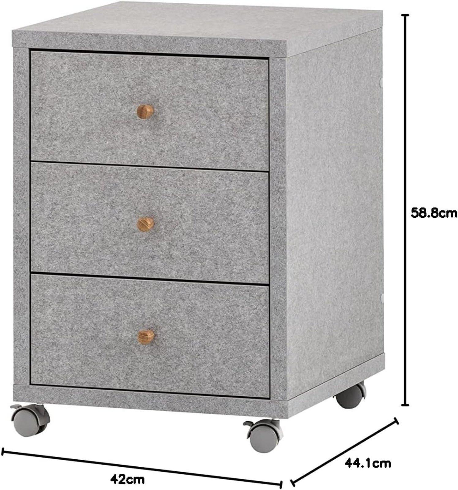 4-teiliges Büro Möbelset in Feel Grey - Bild 15
