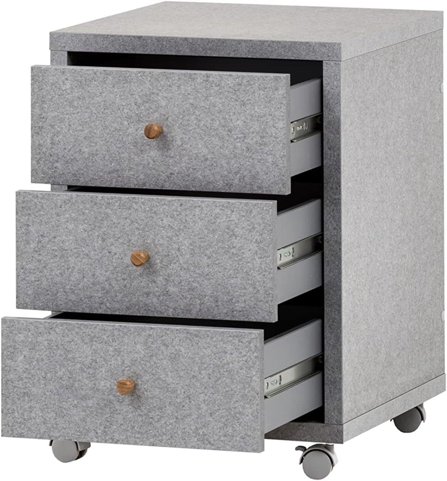 4-teiliges Büro Möbelset in Feel Grey - Bild 17