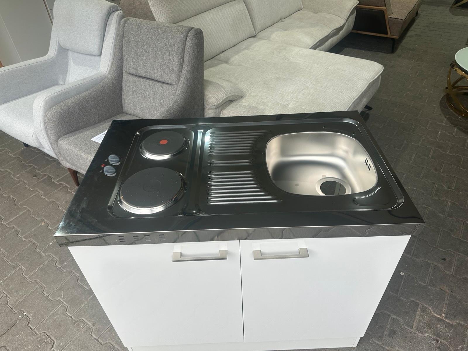 Edelstahl Spüle mit Kochfeld 100 cm - Bild 3