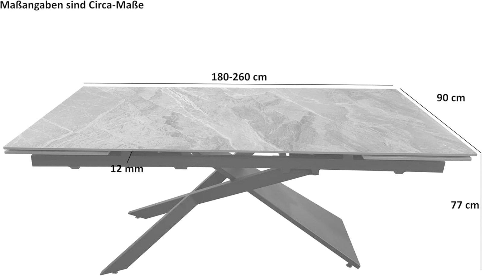 Ausziehbarer Design-Keramiktisch Mete - Bild 11