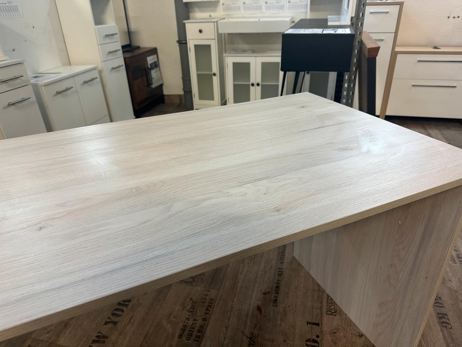 Schreibtisch aus heller Eiche 150 cm - Bild 4