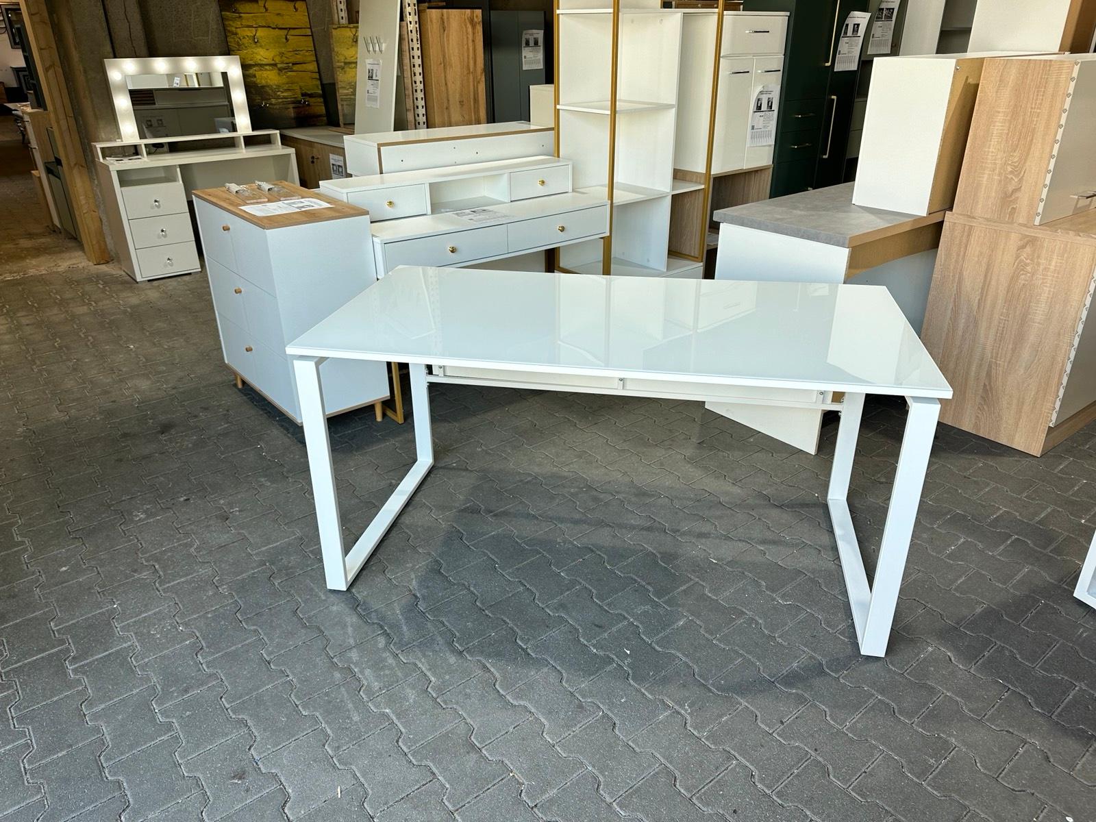 Schreibtisch Trendo Weiß 160x80 cm - Bild 4