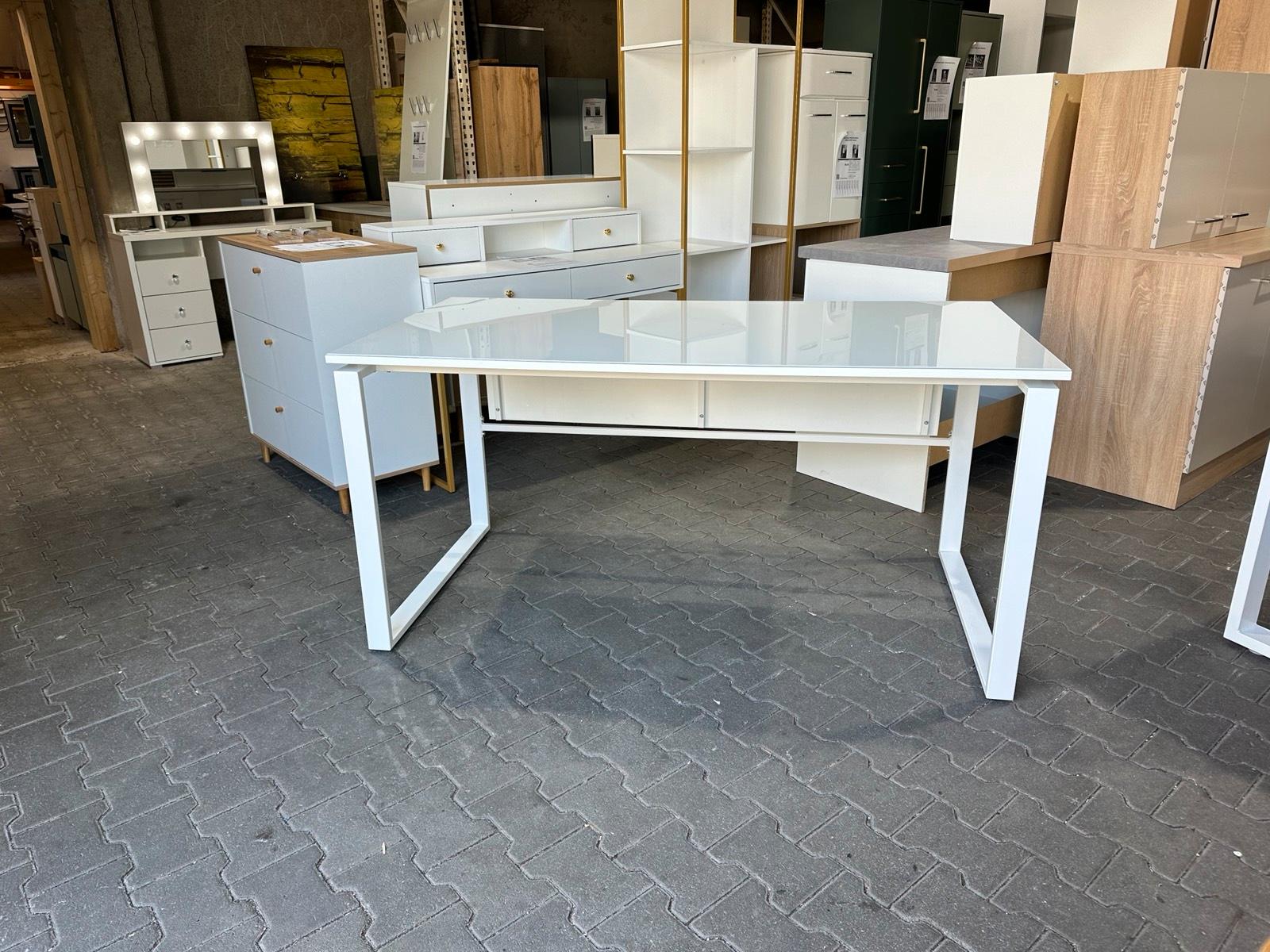Schreibtisch Trendo Weiß 160x80 cm - Bild 5