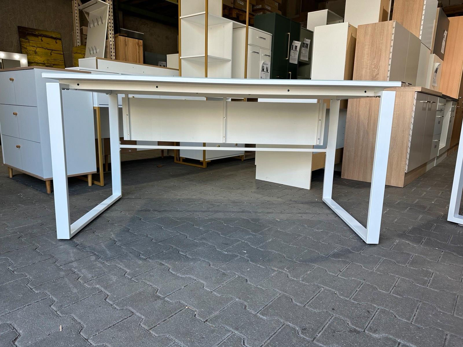 Schreibtisch Trendo Weiß 160x80 cm - Bild 7