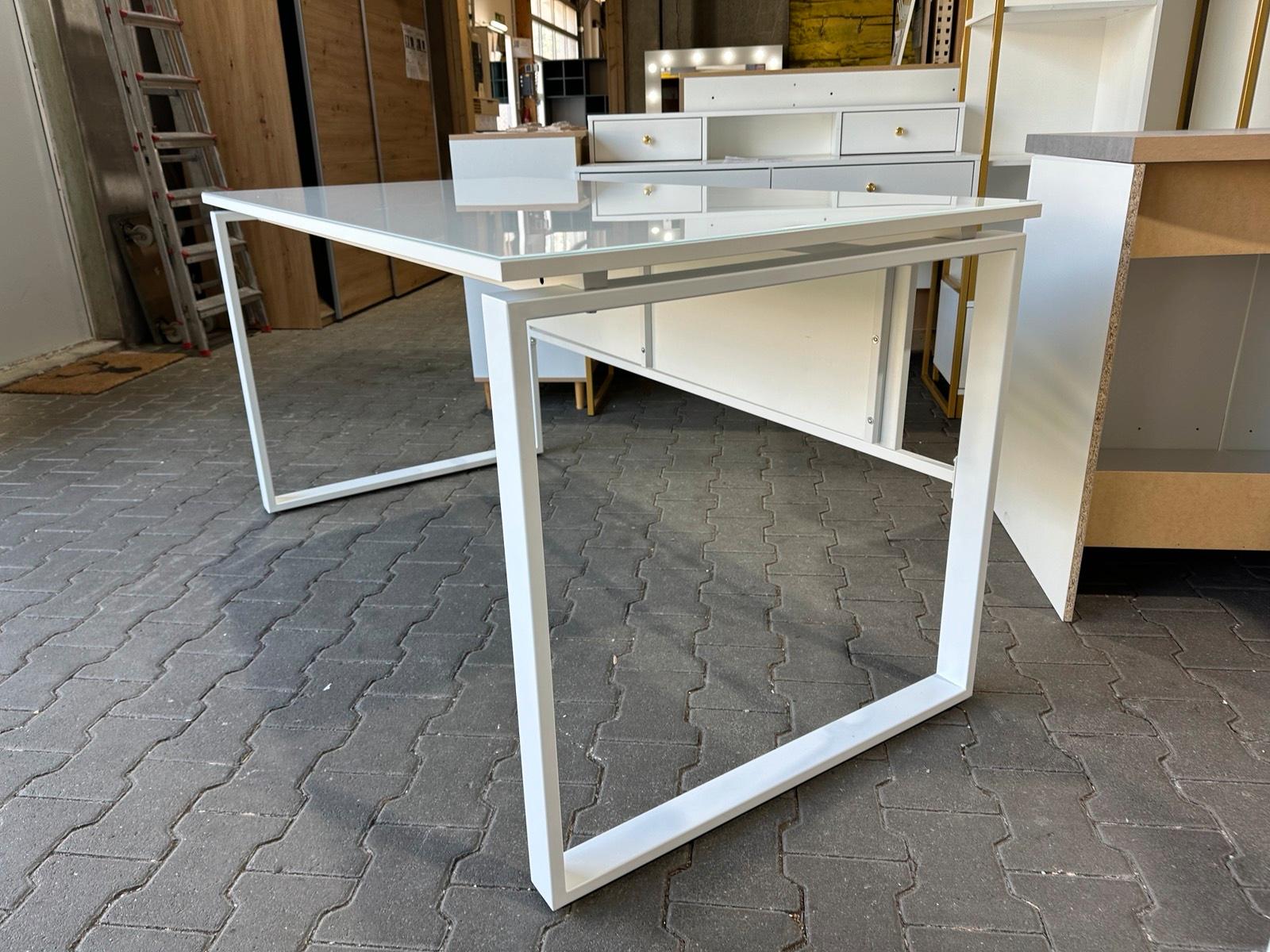 Schreibtisch Trendo Weiß 160x80 cm - Bild 8