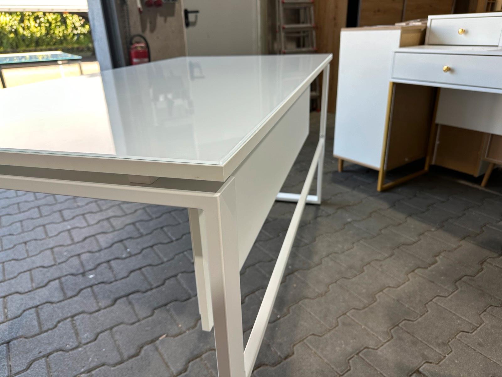 Schreibtisch Trendo Weiß 160x80 cm - Bild 11