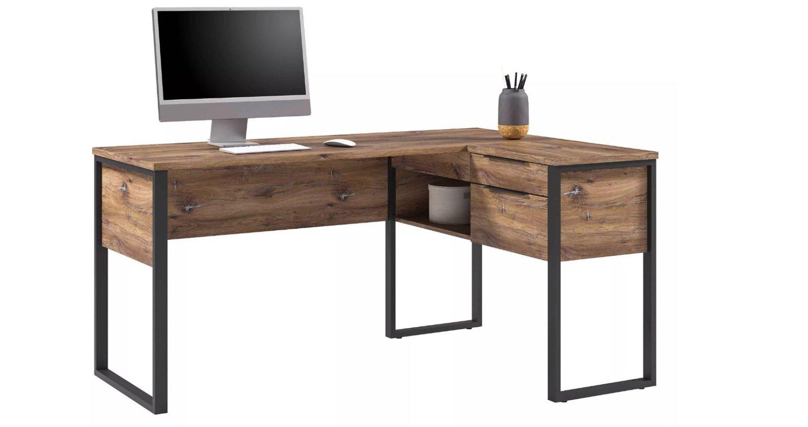 Eckschreibtisch Zinneiche 152 x 104 cm - Bild 2