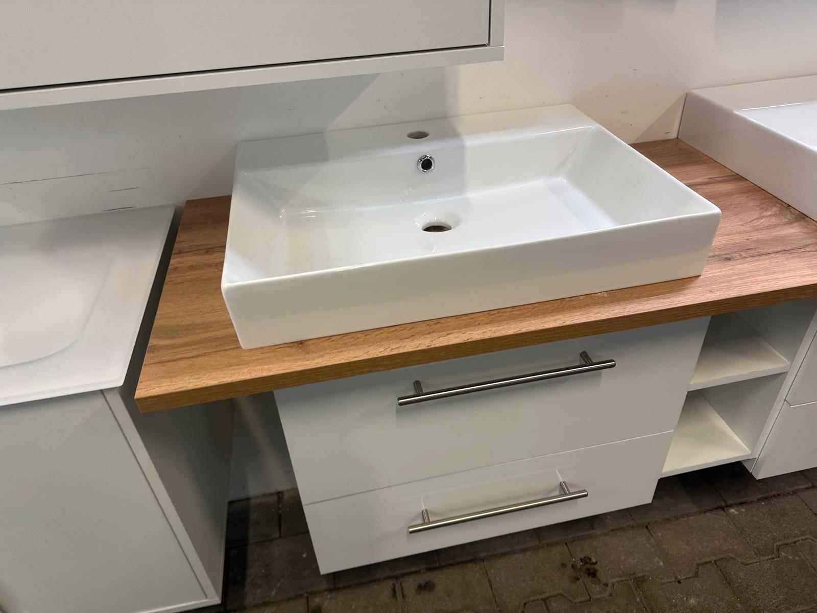 Doppelwaschtisch Eiche Landhaus 165 cm - Bild 2