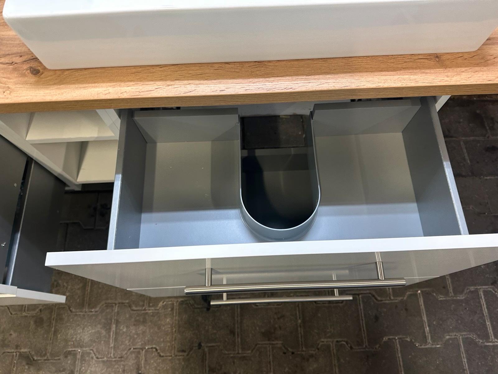 Doppelwaschtisch Eiche Landhaus 165 cm - Bild 9