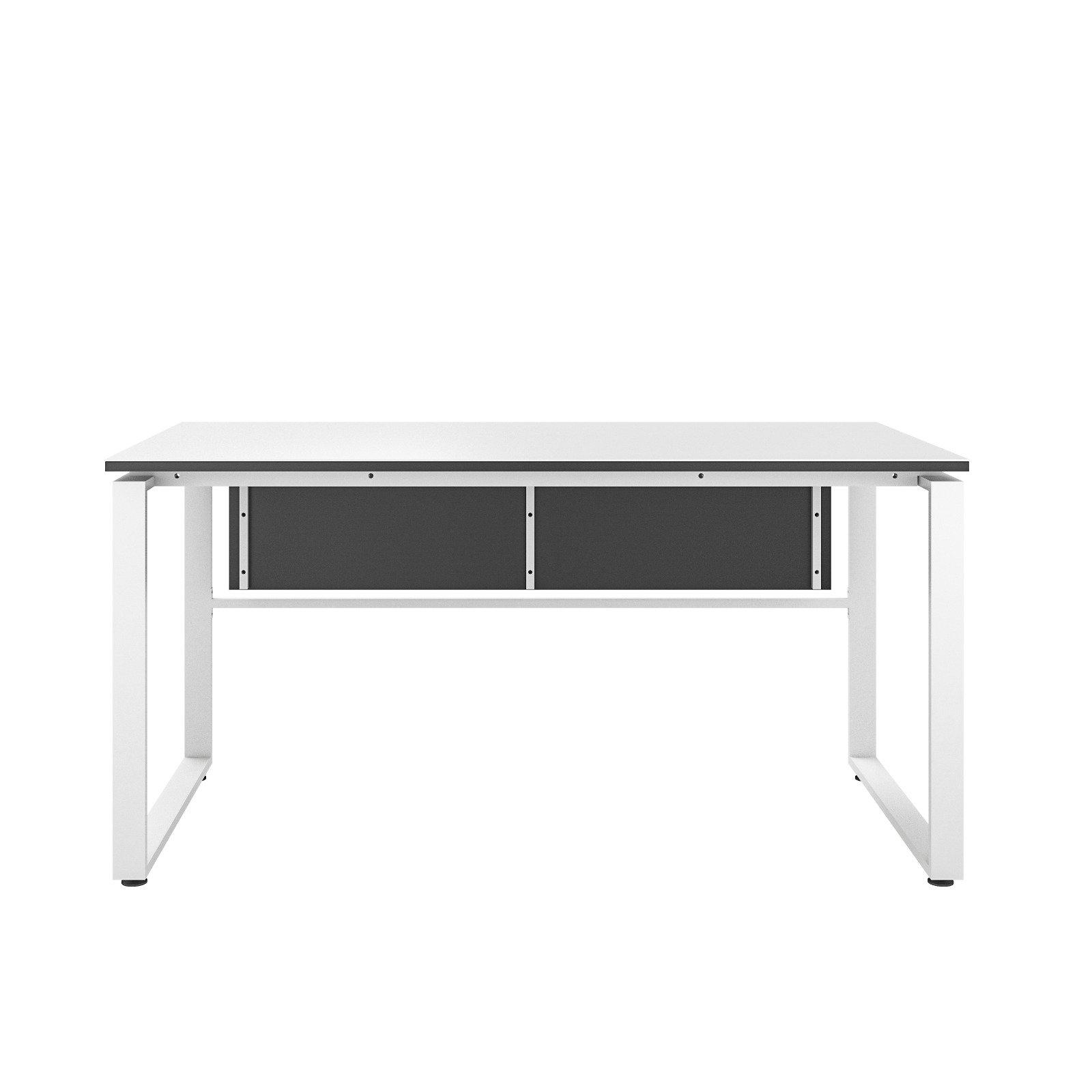 Anthrazit Weißer Schreibtisch 160x80 cm - Bild 2