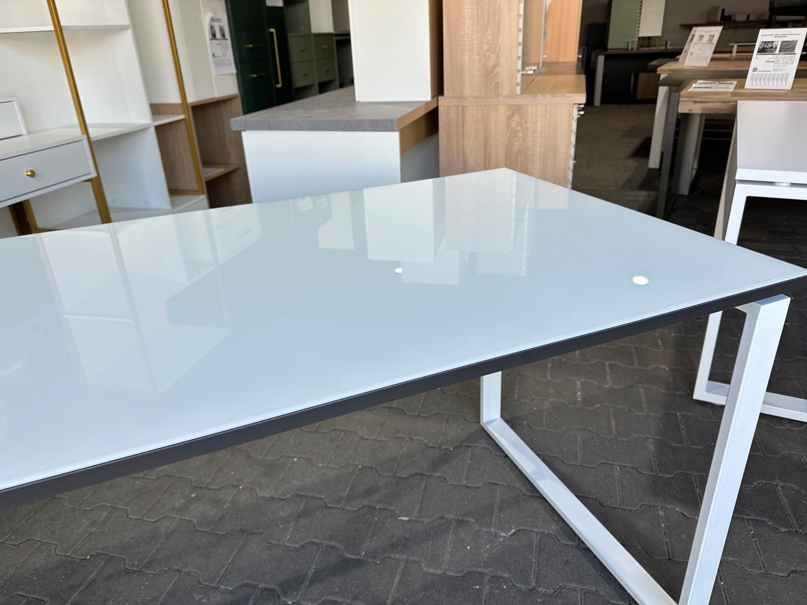 Anthrazit Weißer Schreibtisch 160x80 cm - Bild 6