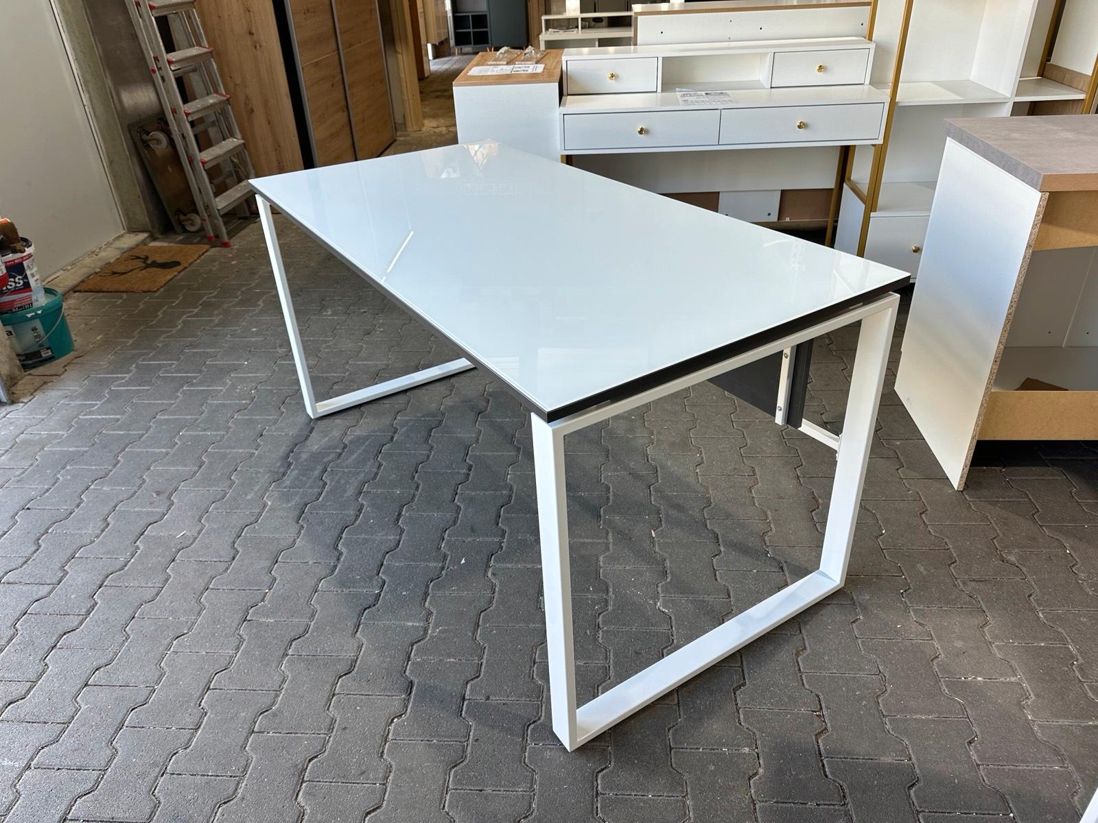 Anthrazit Weißer Schreibtisch 160x80 cm - Bild 8