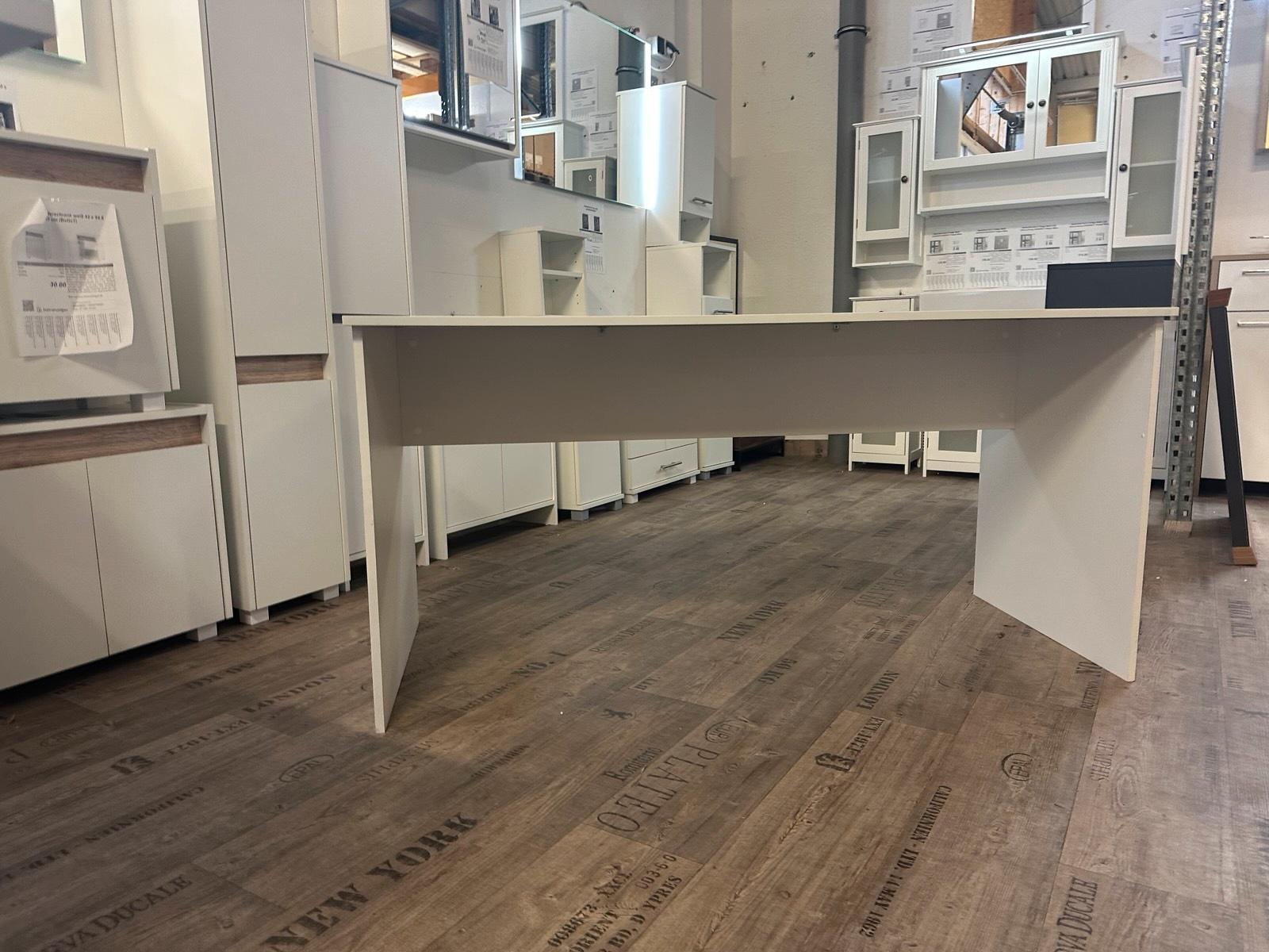 Moderner Schreibtisch in Weiß 150 cm - Bild 2